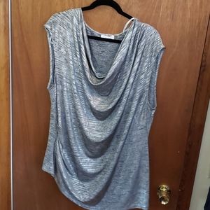 Clavin Klien metallic 3x women's blouse